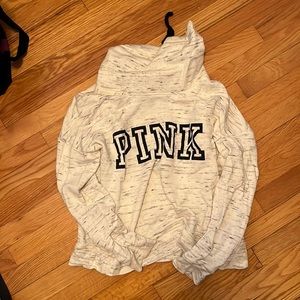 PINK cowl neck sweater